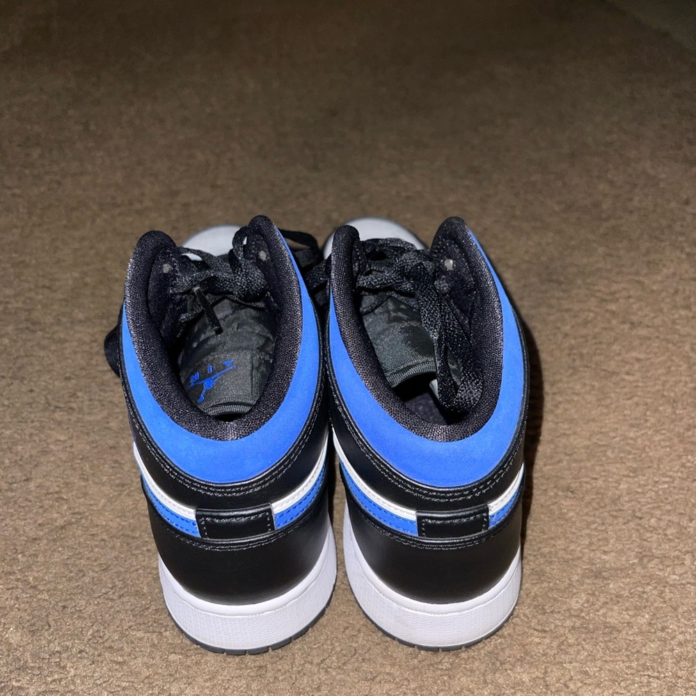 Jordan1 Mid White Racer Blue - Picture 3 of 5